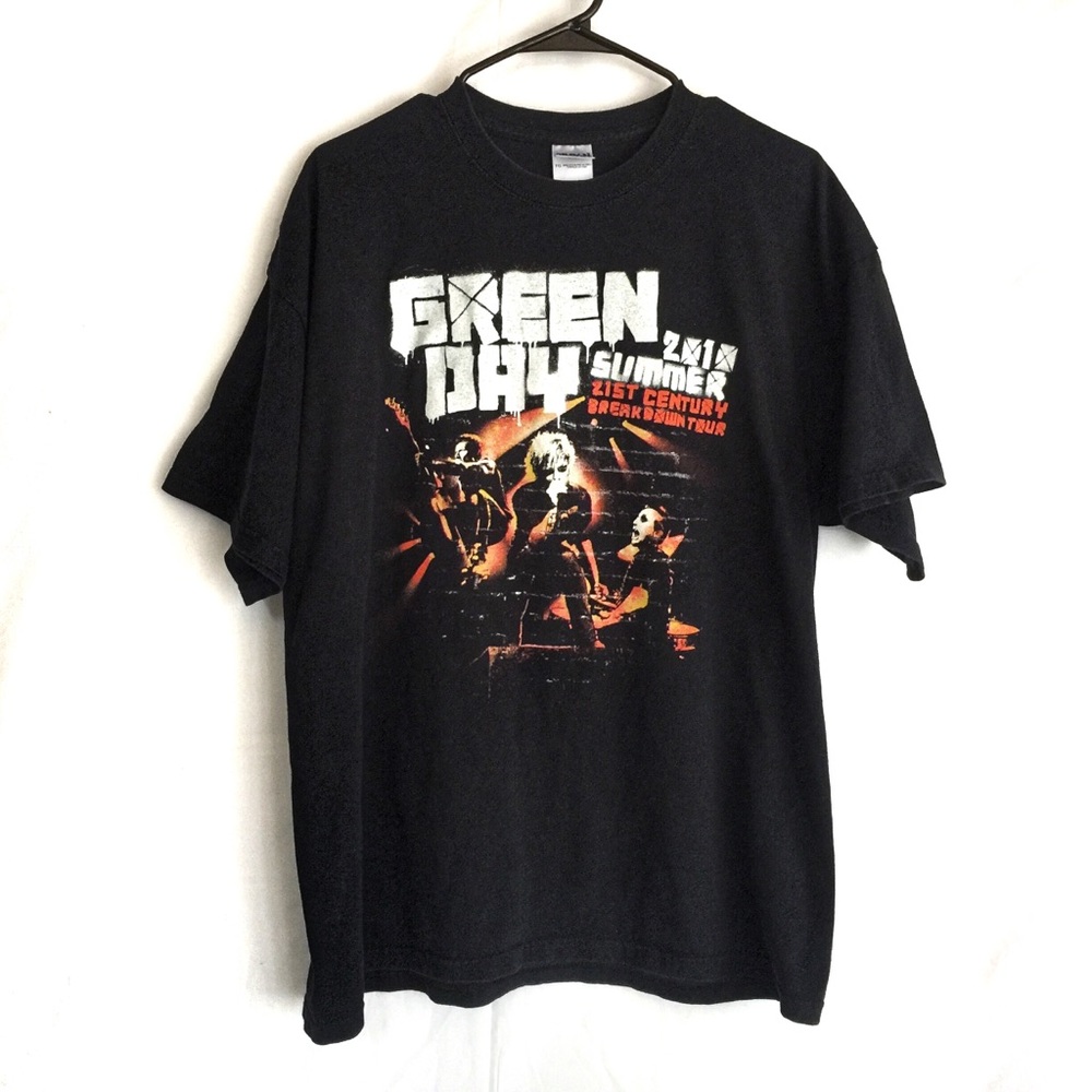 Green Day 21st Century Tour 2010 Concert Tee Sz XL
